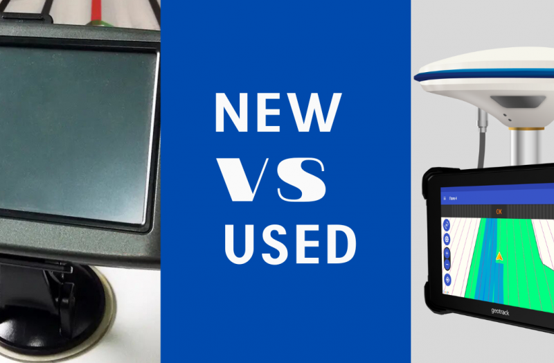 New or used agricultural guidance system. Pros and cons