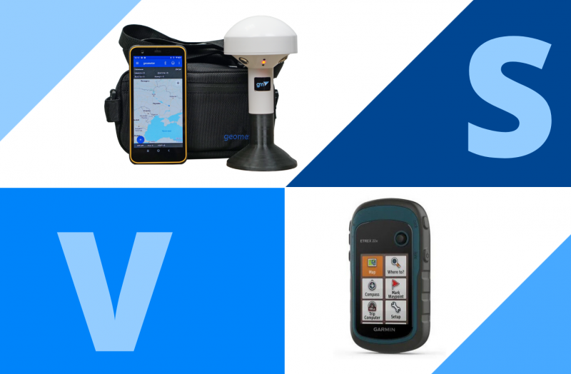 Tourist or specialized GPS/GNSS area measuring devices. Pros and cons