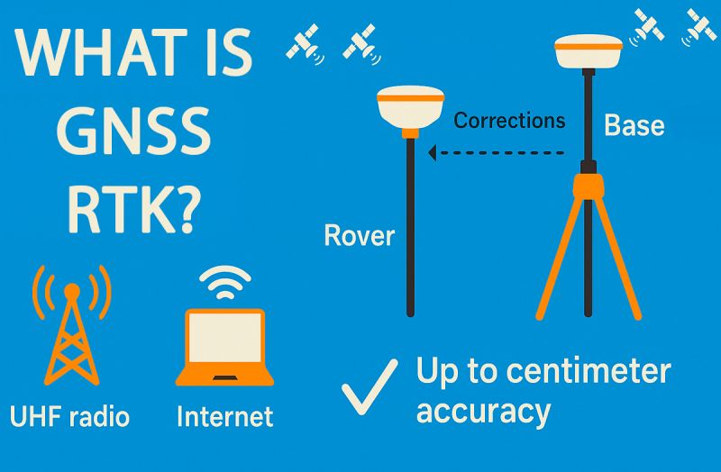 Complete Guide to GNSS RTK: Base Station, Rover, VRS, and Correction Transmission Methods