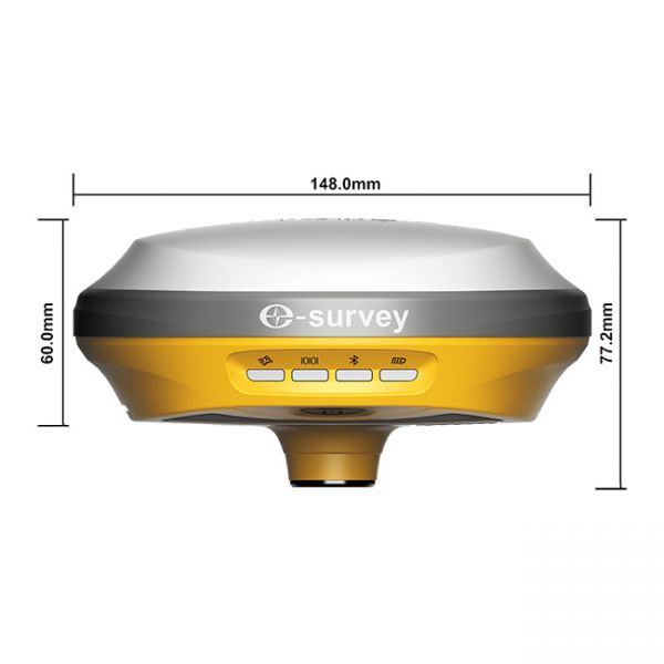 Receptor GNSS RTK E100 IMU con SurPad 4.2