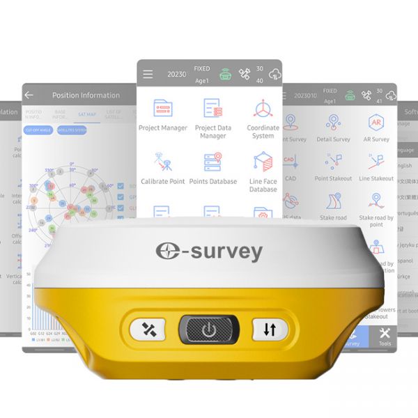 Receptor GNSS RTK eRTK10 mini con IMU y cámara