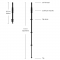Foldable survey pole TS180