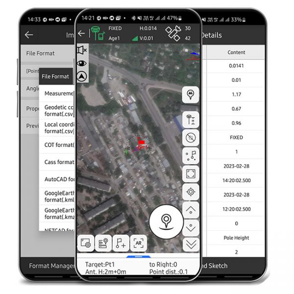 Receptor compacto de doble frecuencia GNSS Walker RTK SurPAD